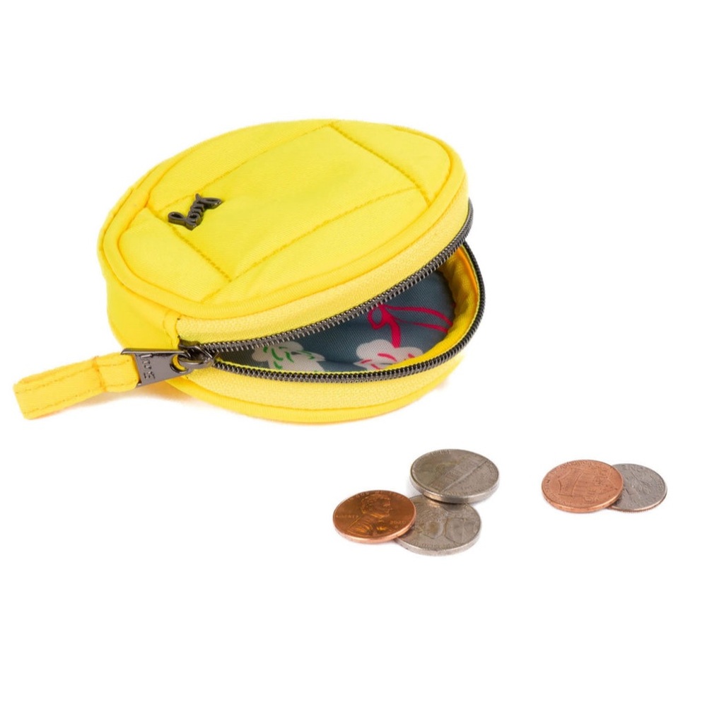 Lug Circle Coin Zip Pouch Clip NWT - Picture 8 of 13